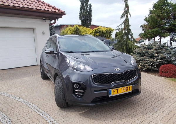 Kia Sportage cena 59800 przebieg: 133000, rok produkcji 2016 z Leszno małe 781